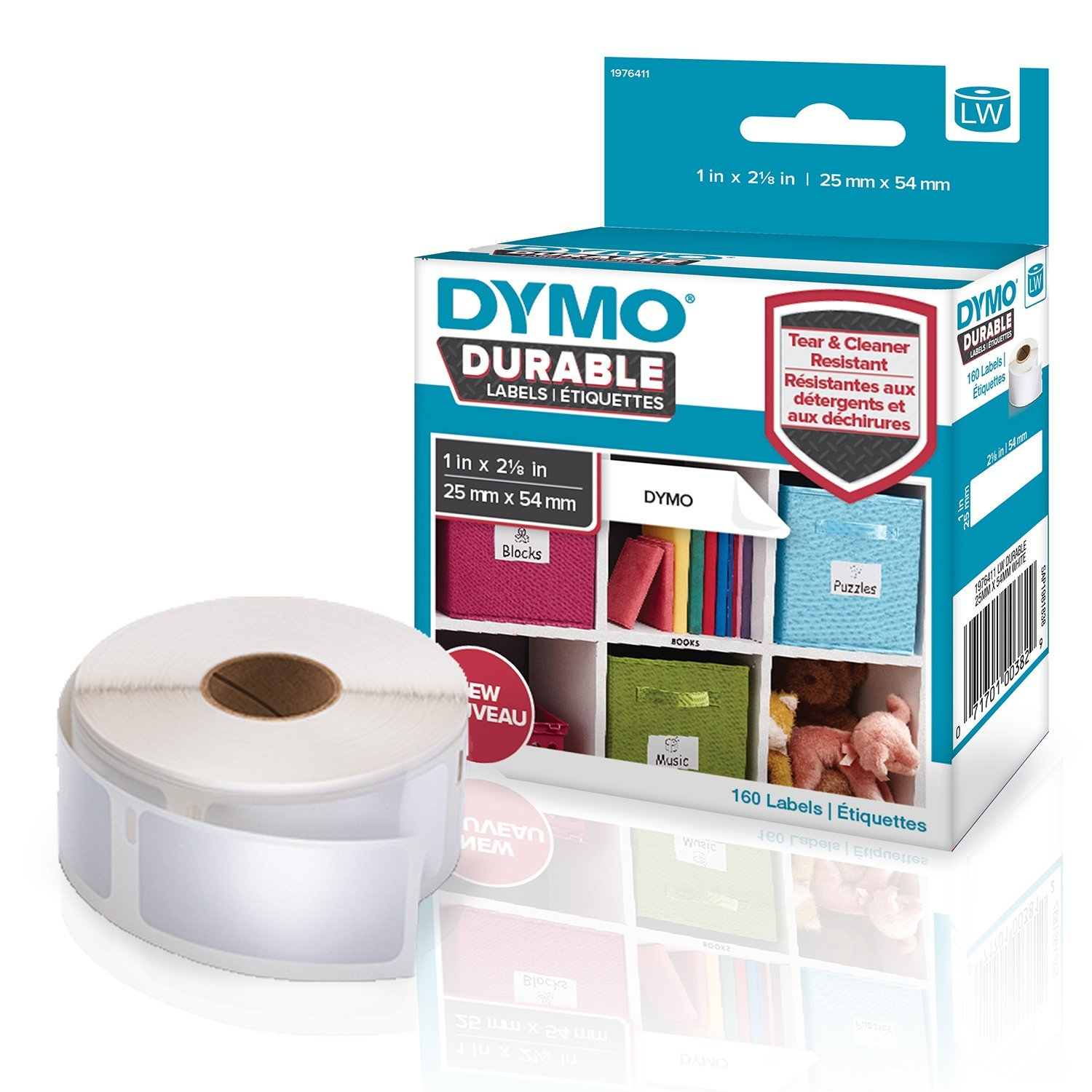 DYMO LW - LW Durable-etiketter - 25 x 54 mm - 1976411
