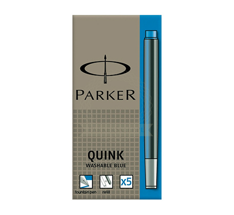 Parker 1950383 bläckpatron till penna Blå 5 styck
