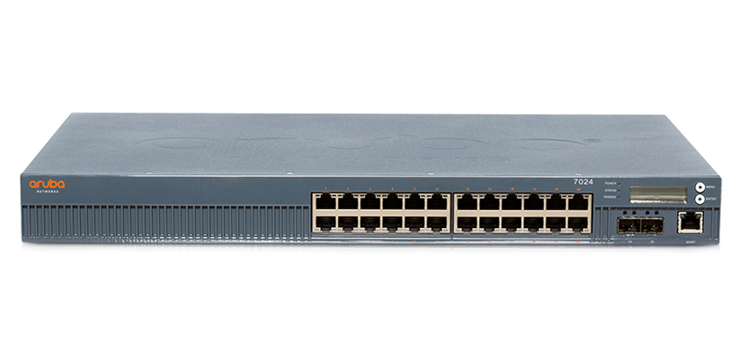 Aruba 7024 (US) övervakningsutrustning för närverk 4000 Mbit/s Nätverksansluten (Ethernet) Strömförsörjning via Ethernet (PoE) stöd