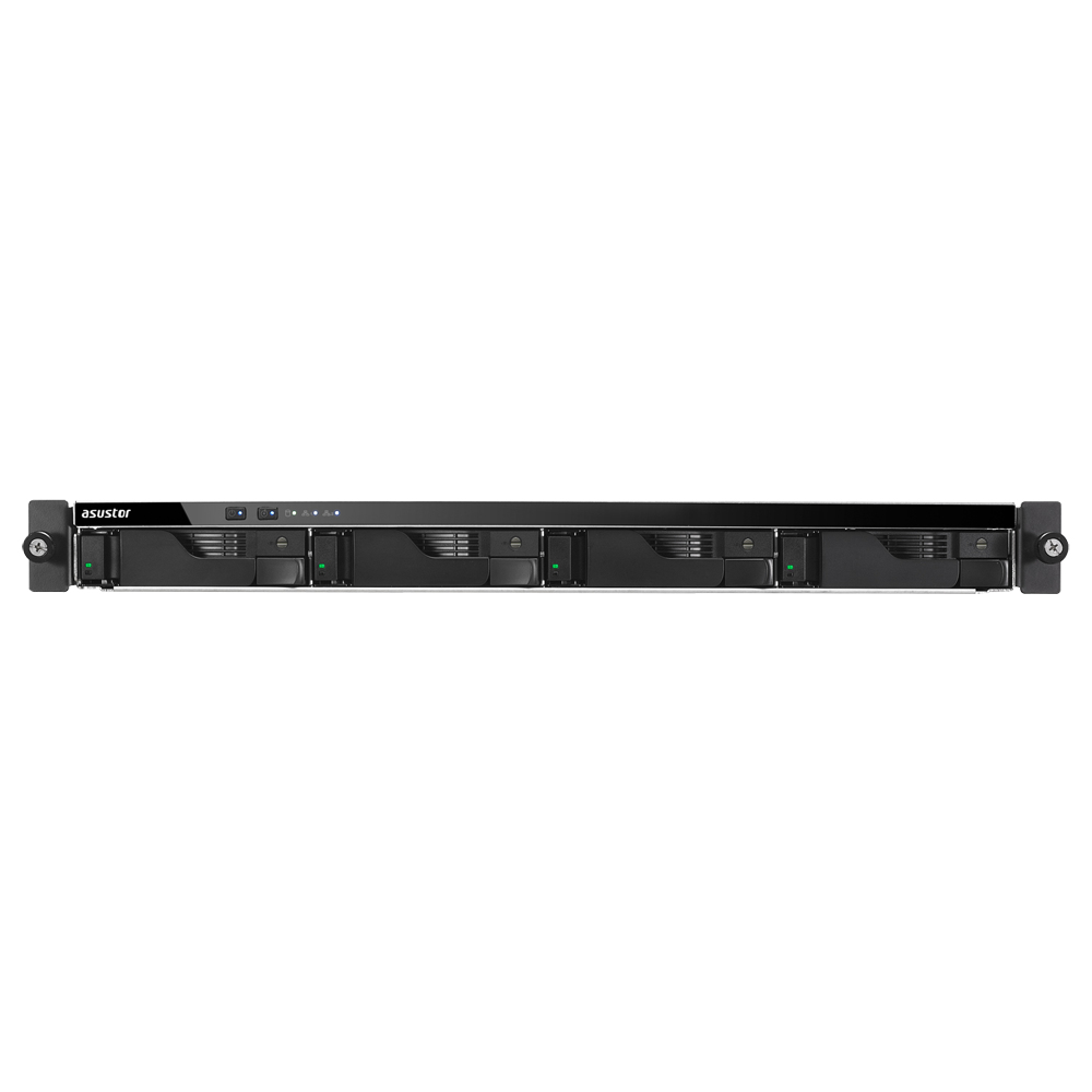 Asustor AS6204RS NAS Rack (1U) Nätverksansluten (Ethernet) Svart