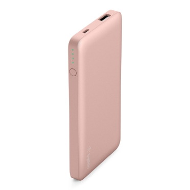 Belkin F7U019BTC00 basstationer Litium Polymer (LiPo) 5000 mAh Guld, Rosenträ