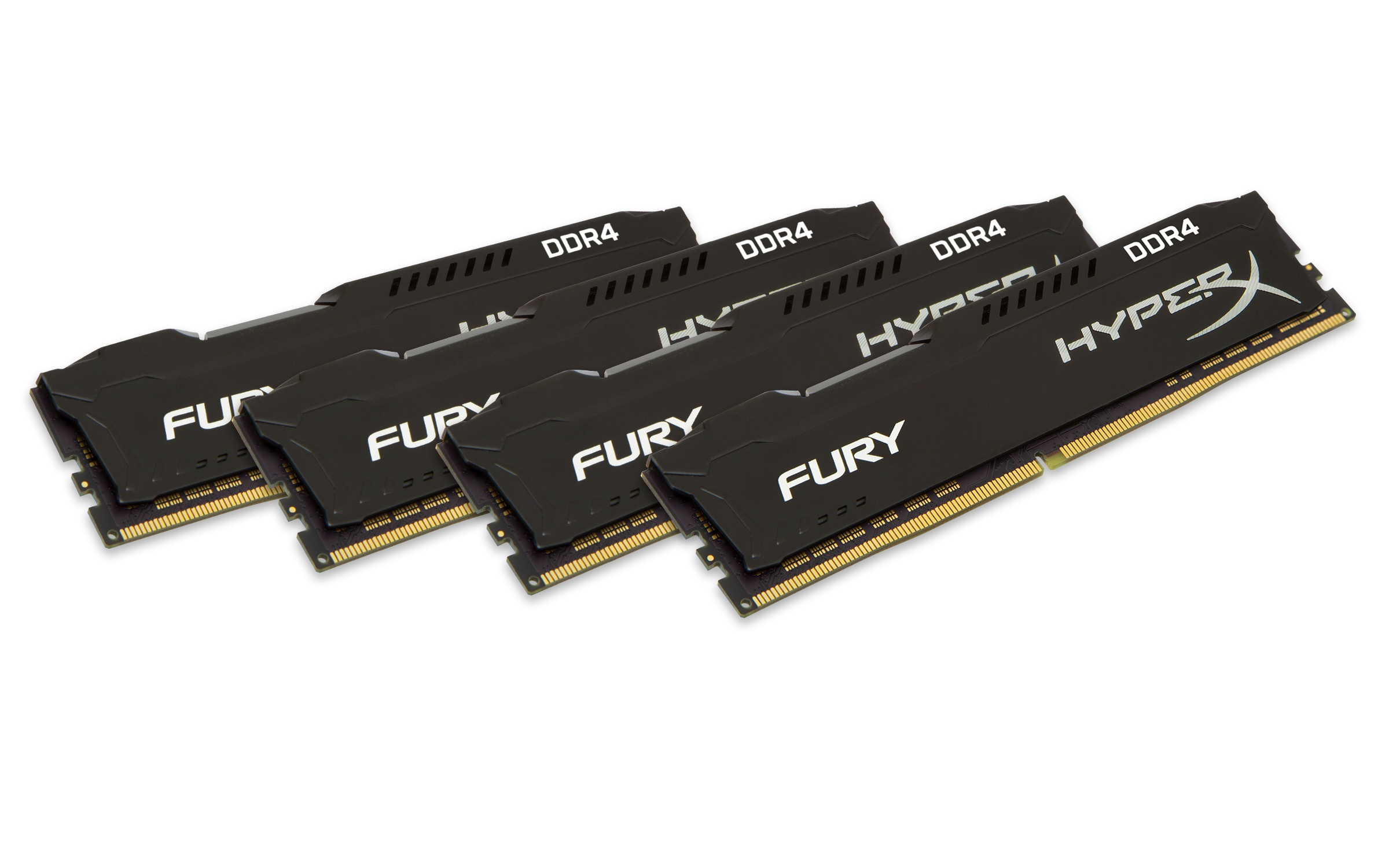 HyperX FURY Black 32GB DDR4 2933MHz Kit RAM-minnen 4 x 8 GB