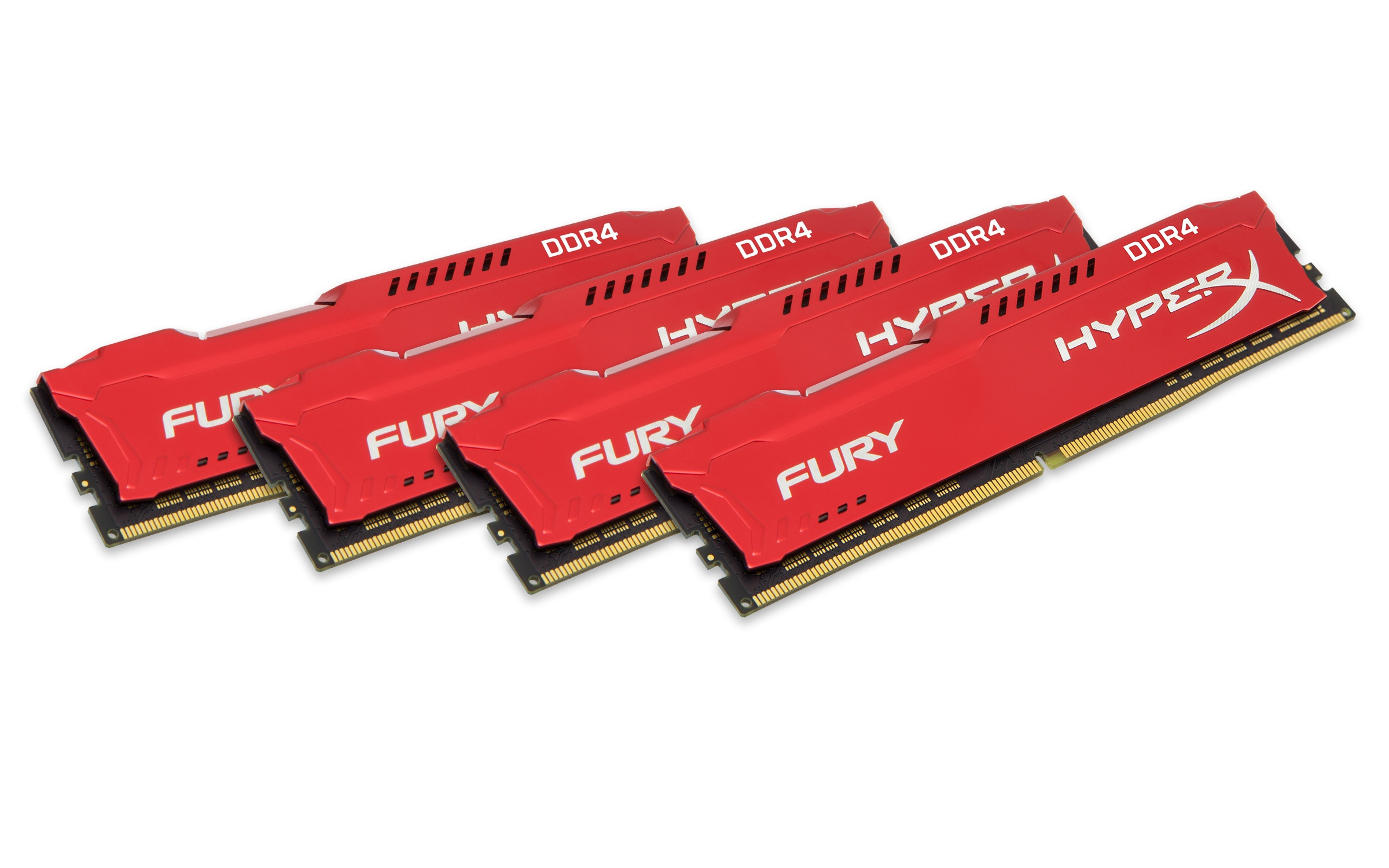 HyperX FURY Red 32GB DDR4 2933 MHz Kit RAM-minnen 4 x 8 GB