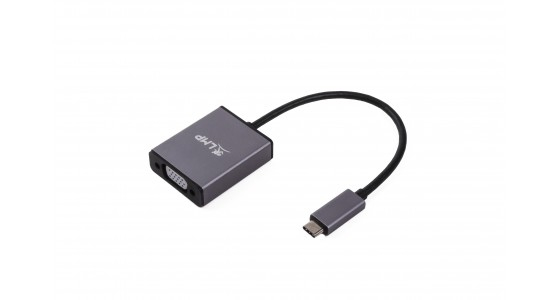 LMP USB-C to VGA USB-grafikadapter 2048 x 1152 pixlar Grå