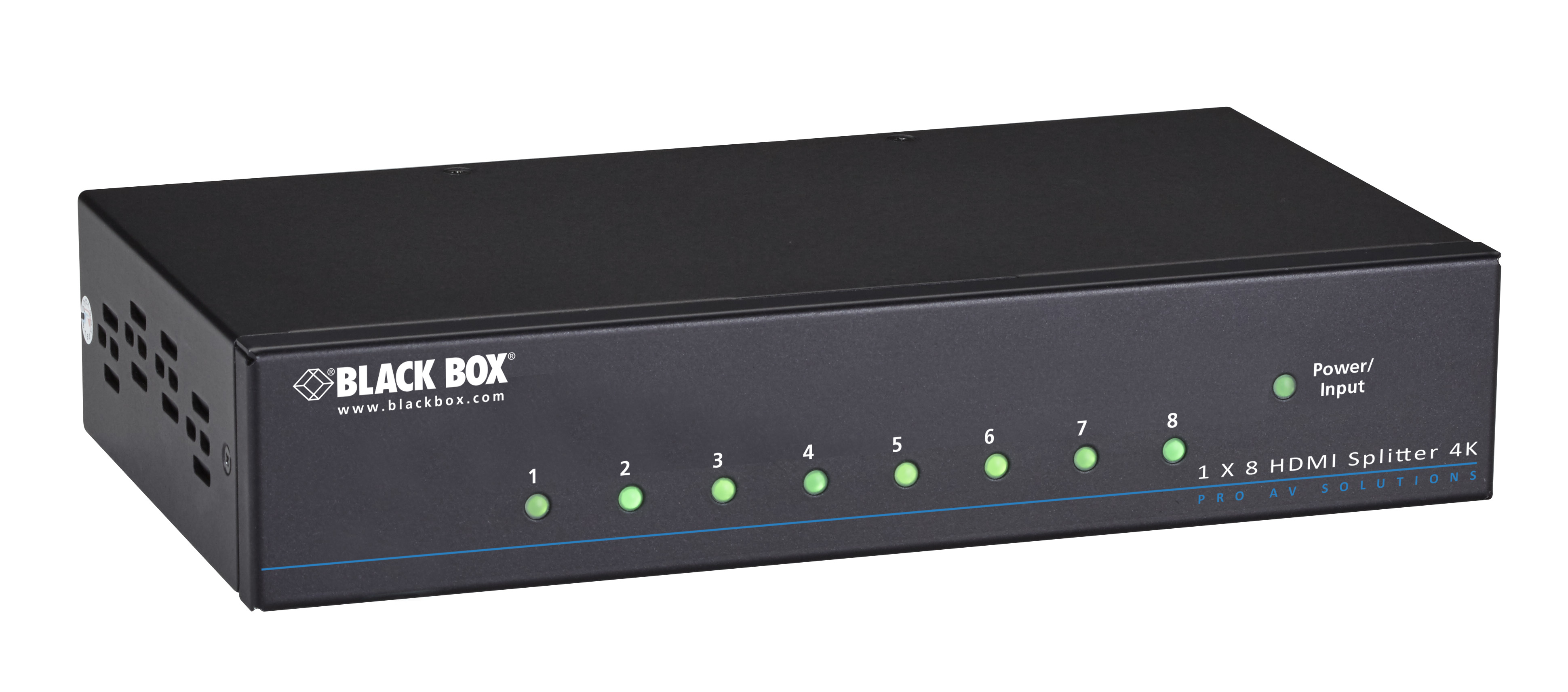 Black Box VSP-HDMI1X8-4K bilddelare HDMI 8x HDMI
