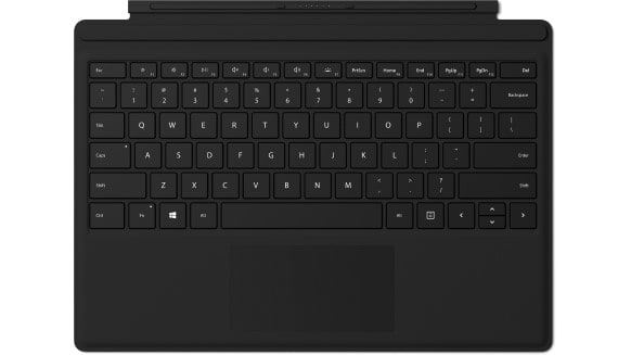 Microsoft Surface Pro Signature Type Cover Svart Microsoft Cover port QWERTZ tyska