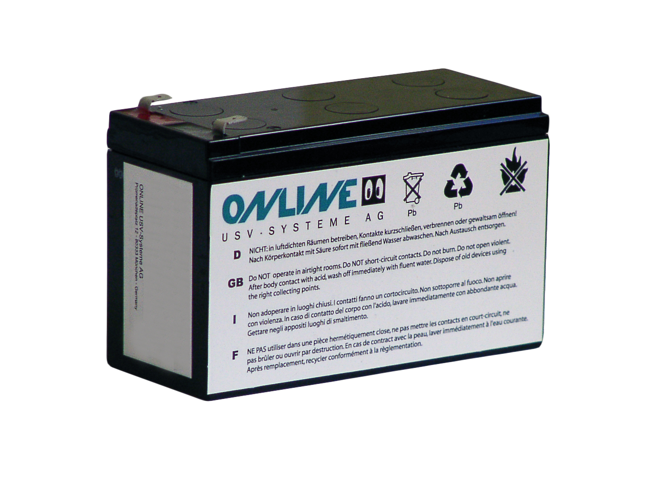 ONLINE USV-Systeme BCX3000 UPS-batterier