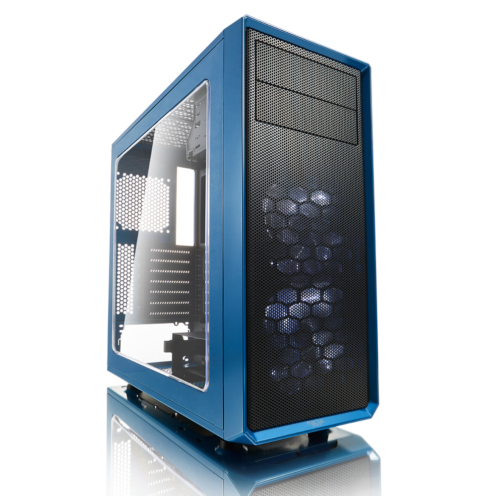 Fractal Design Focus G Midi Tower Svart, Blå