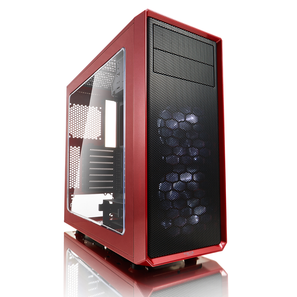 Fractal Design Focus G Midi Tower Svart, Röd