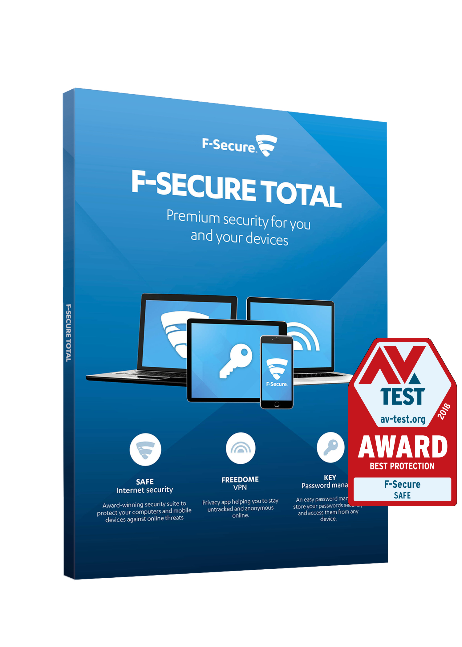 F-SECURE Total Security and Privacy Virusskydd Fullständig Flerspråkig 2 År