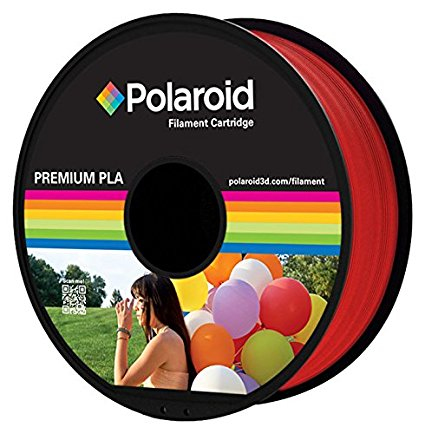 Polaroid PL-8002-00 Material för 3D-utskrifter Polylaktidsyra (PLA) Röd 1 kg