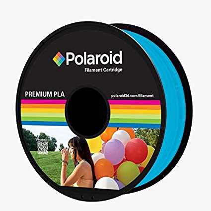 Polaroid PL-8023-00 Material för 3D-utskrifter Polylaktidsyra (PLA) Ljusblå, Transparent 1 kg