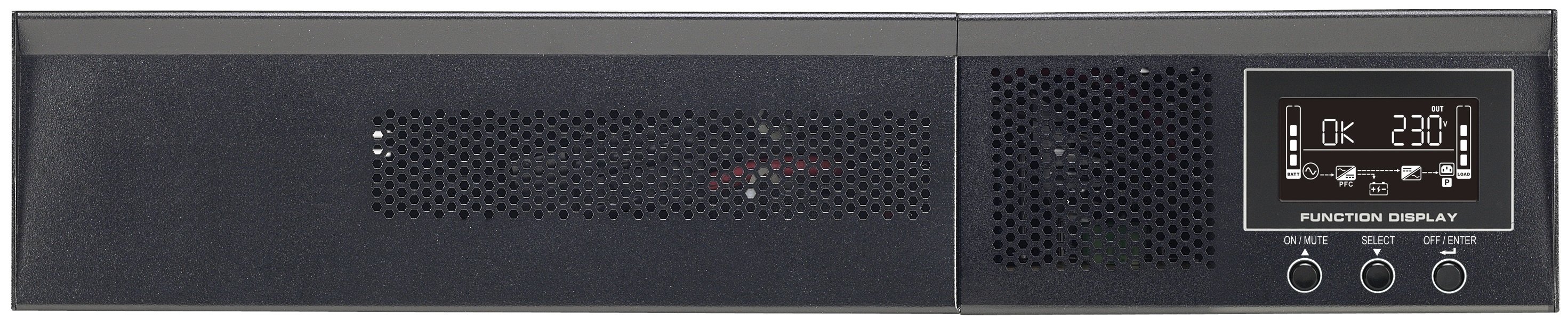 PowerWalker VFI 1500 RMG PF1 Dubbelkonvertering (Online) 1,5 kVA 1500 W