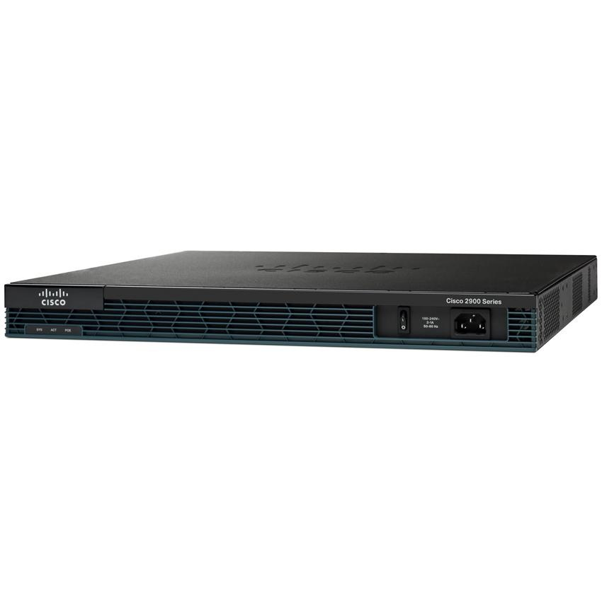 Cisco 2901 kabelansluten router Gigabit Ethernet Svart
