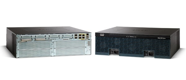 Cisco 3925 kabelansluten router Gigabit Ethernet Svart