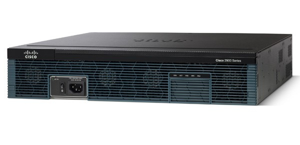 Cisco 2951 kabelansluten router Gigabit Ethernet Svart, Rostfritt stål