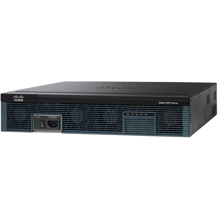 Cisco 2921 kabelansluten router Gigabit Ethernet Svart