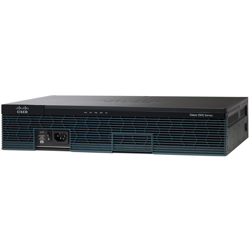 Cisco 2911 kabelansluten router Gigabit Ethernet Svart