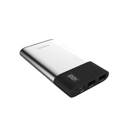 Terratec P80 Slim Litium Polymer (LiPo) 8000 mAh Svart, Metallisk