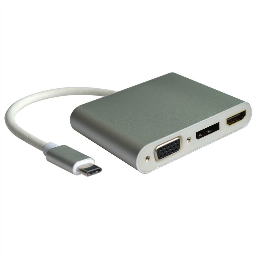 ROLINE 12.03.3230 USB-grafikadapter Silver