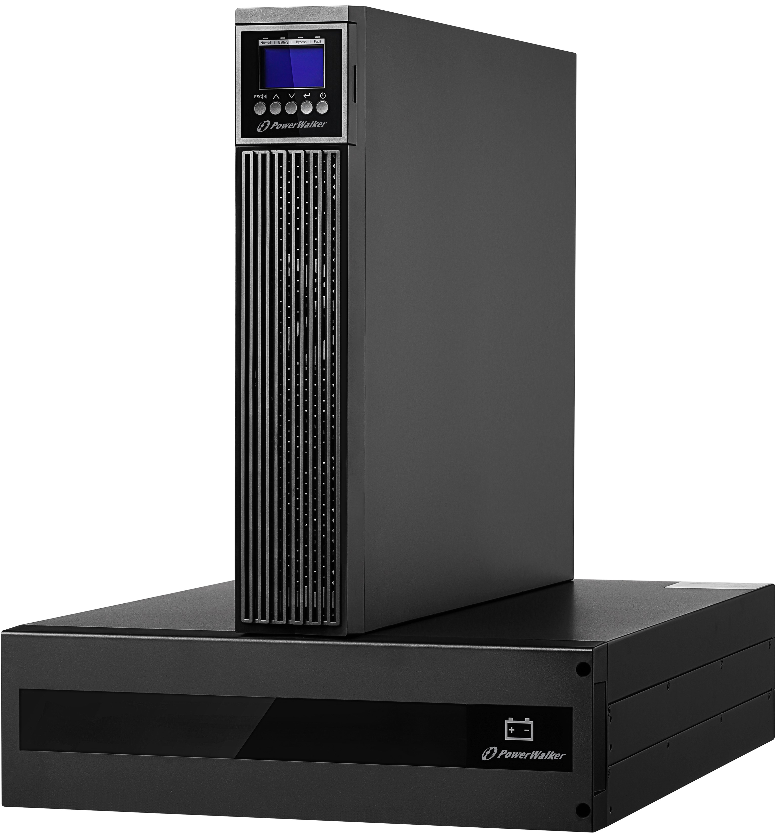 PowerWalker VFI 6000 RTG PF1 Dubbelkonvertering (Online) 6 kVA 6000 W 2 AC-utgångar