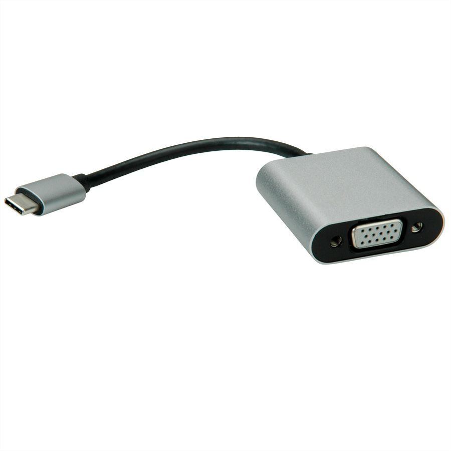 Value 12.99.3200 USB-grafikadapter Svart, Silver