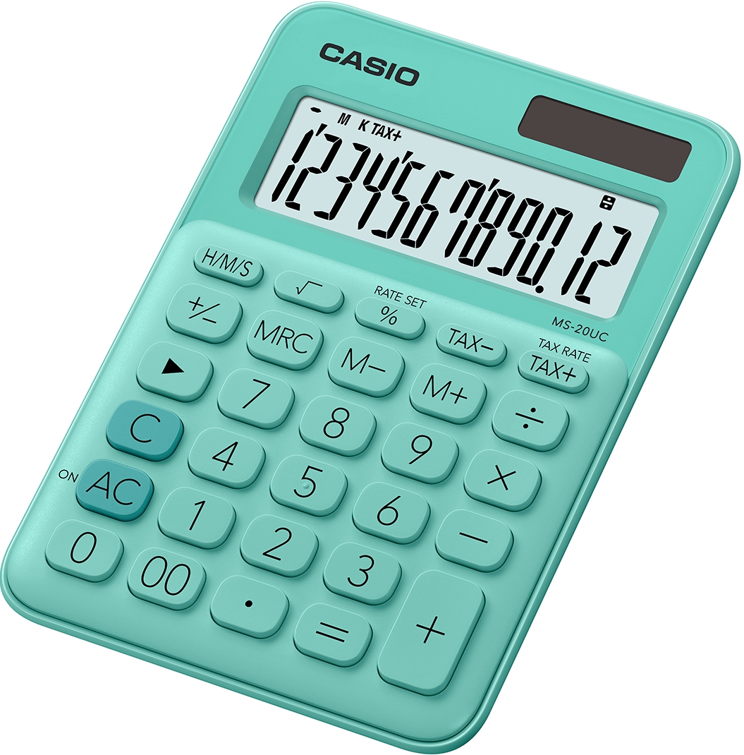 Casio MS-20UC-GN miniräknare Skrivbord Grundläggande Grön
