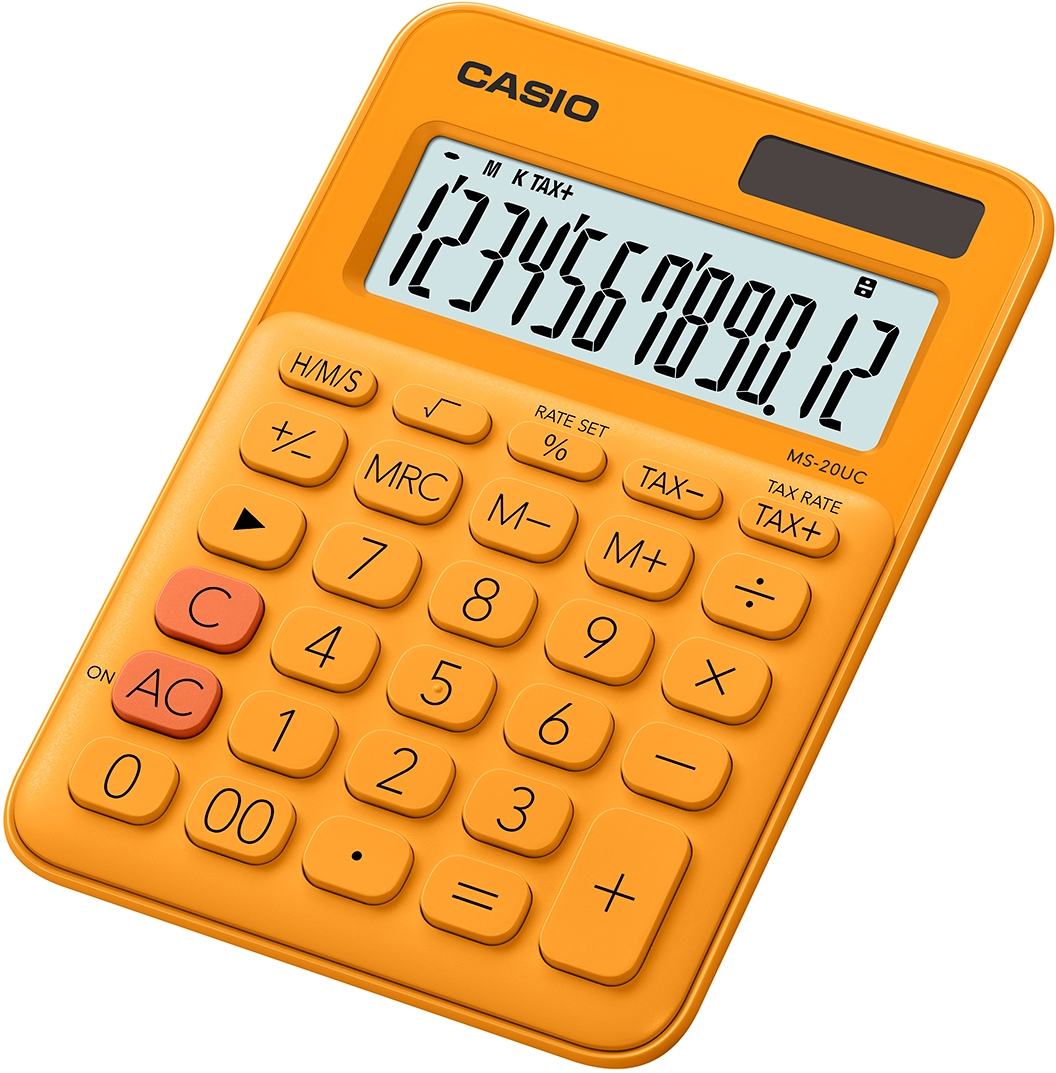 Casio MS-20UC-RG miniräknare Skrivbord Grundläggande Orange