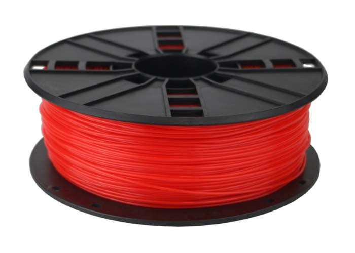 Gembird 3DP-PLA1.75-01-FR Material för 3D-utskrifter Polylaktidsyra (PLA) Fluorescerande röd 1 kg