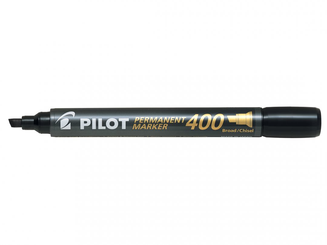 Pilot XXL-SCA-400-B markeringspennor Mejselspets Svart 1 styck