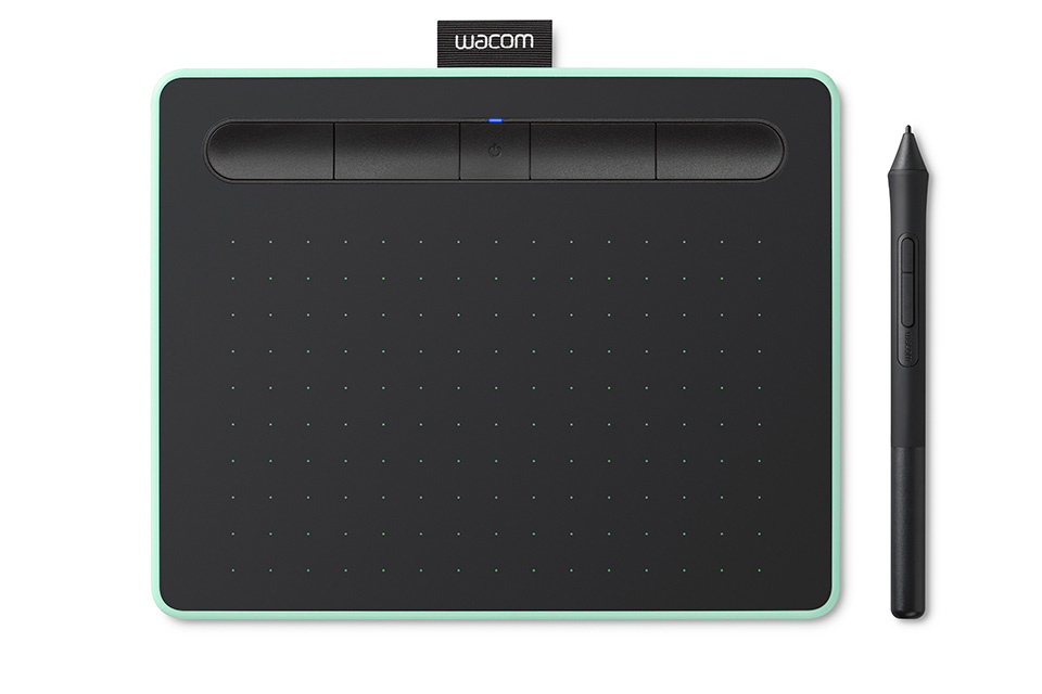 Wacom Intuos M Bluetooth ritplattor Svart, Grön 2540 lpi 216 x 135 mm USB/Bluetooth