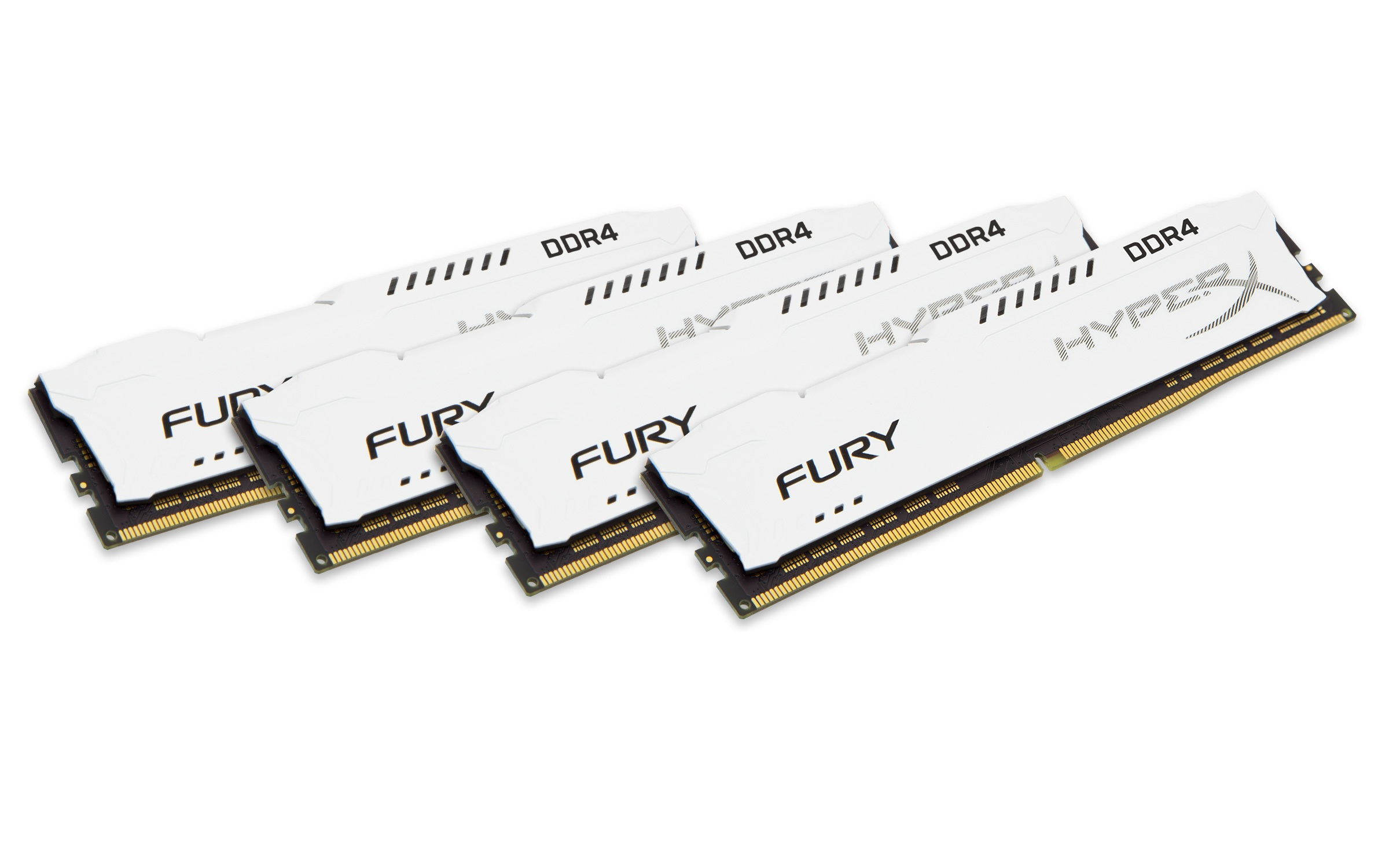 HyperX FURY White 32GB DDR4 2933 MHz Kit RAM-minnen 4 x 8 GB