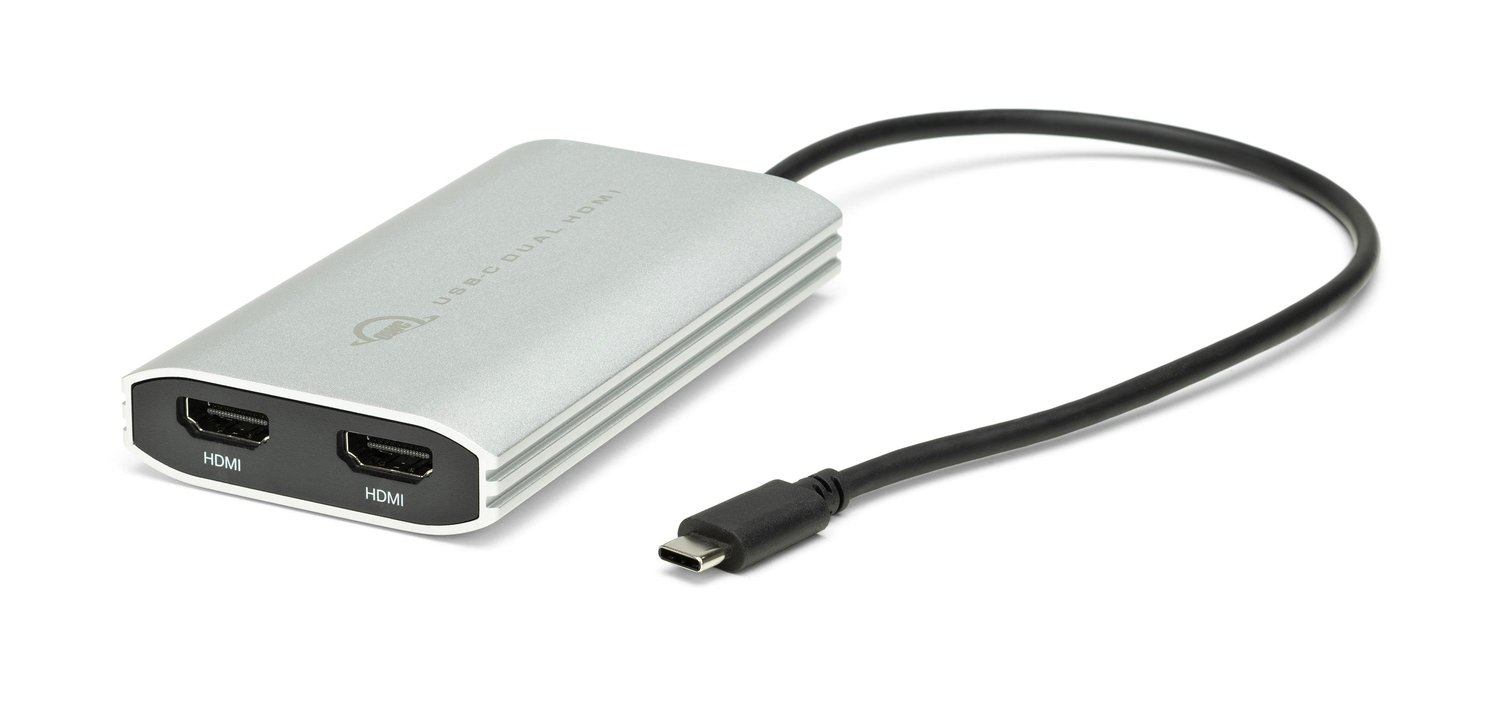 OWC CADPDL2HDMI 0,26 m USB Type-C 2 x HDMI Silver