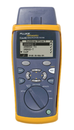 Fluke CIQ-100 nätverkskabeltestare Grå, Gul