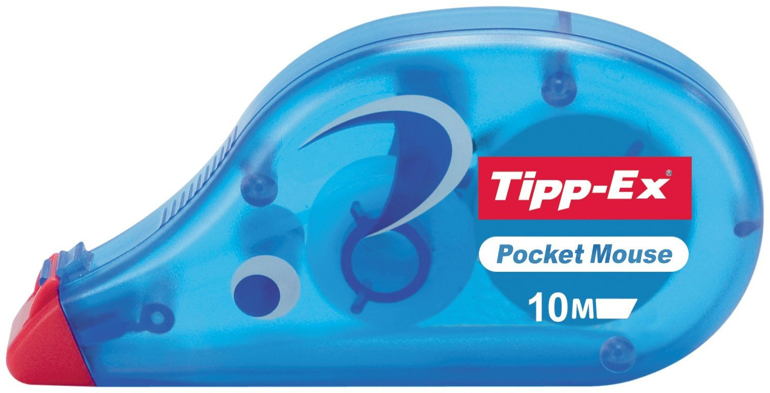 TIPP-EX Pocket Mouse raderband 10 m Blå 10 styck