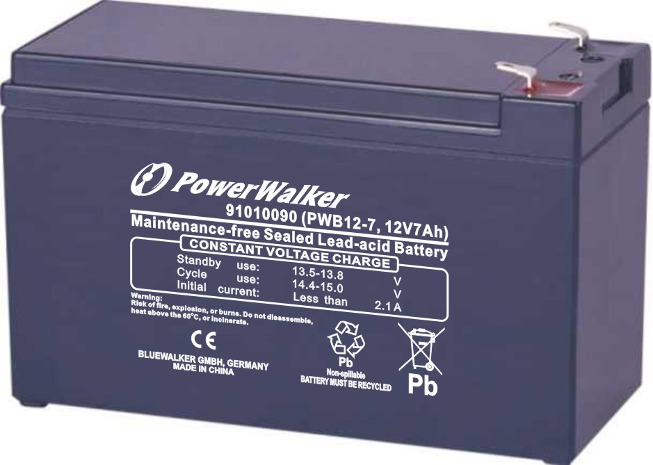 PowerWalker PWB12-7 Slutna blybatterier (VRLA) 12 V 7 Ah