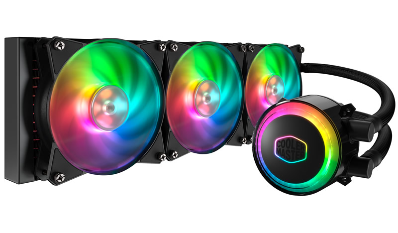 Cooler Master MasterLiquid ML360R RGB Processor Allt-i-ett vätskekylare Svart