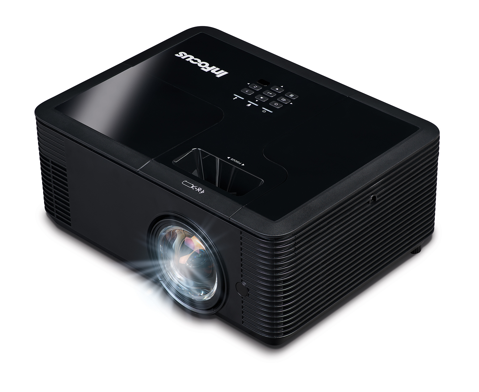 InFocus IN138HDST datorprojektorer Short throw-projektor 4000 ANSI-lumen DLP 1080p (1920x1080) 3D kompatibilitet Svart