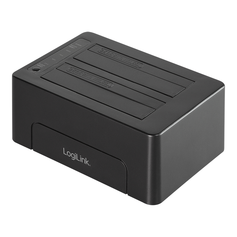 LogiLink QP0028 Dockningsstation för lagringsenhet USB 3.2 Gen 2 (3.1 Gen 2) Type-C Svart