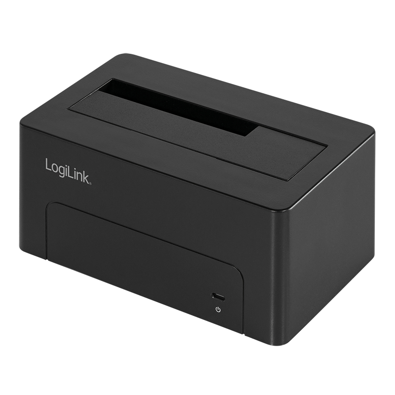 LogiLink QP0027 Dockningsstation för lagringsenhet USB 3.2 Gen 2 (3.1 Gen 2) Type-C Svart