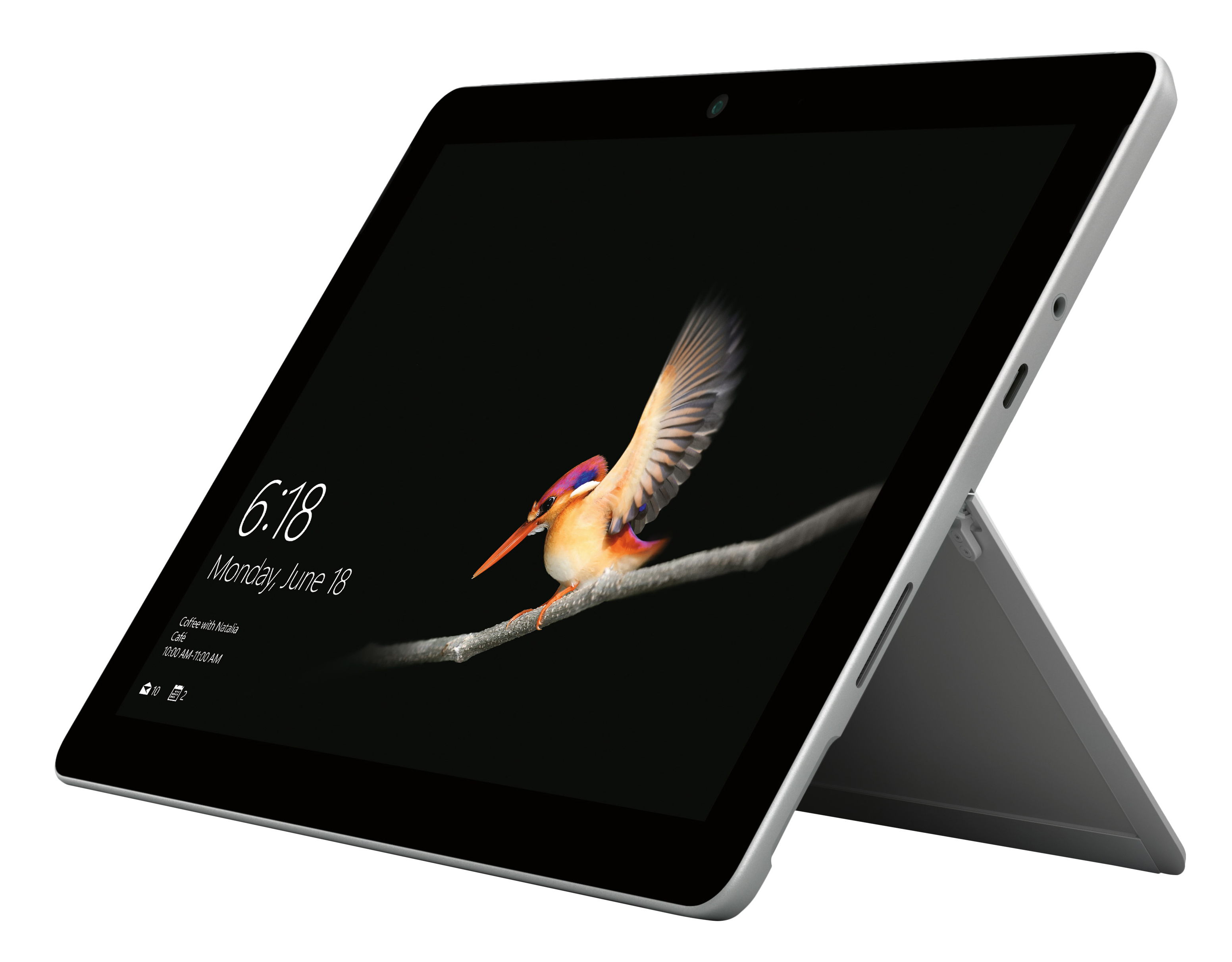 Microsoft Surface Go 4G LTE 128 GB 25,4 cm (10') Intel® Pentium® 8 GB Wi-Fi 5 (802.11ac) Windows 10 Pro Silver