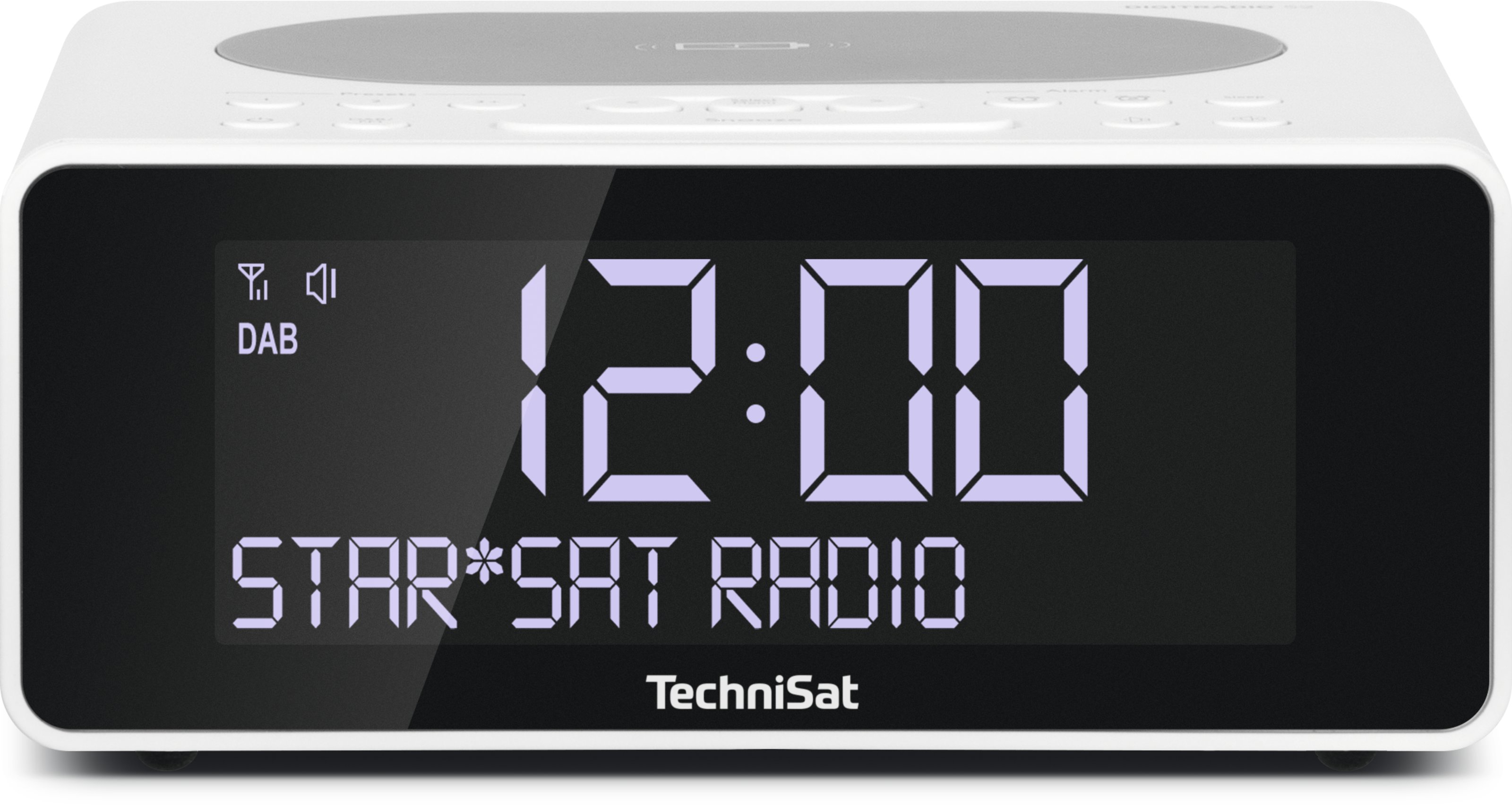 TechniSat Digitradio 52 Klockradio Digital Vit