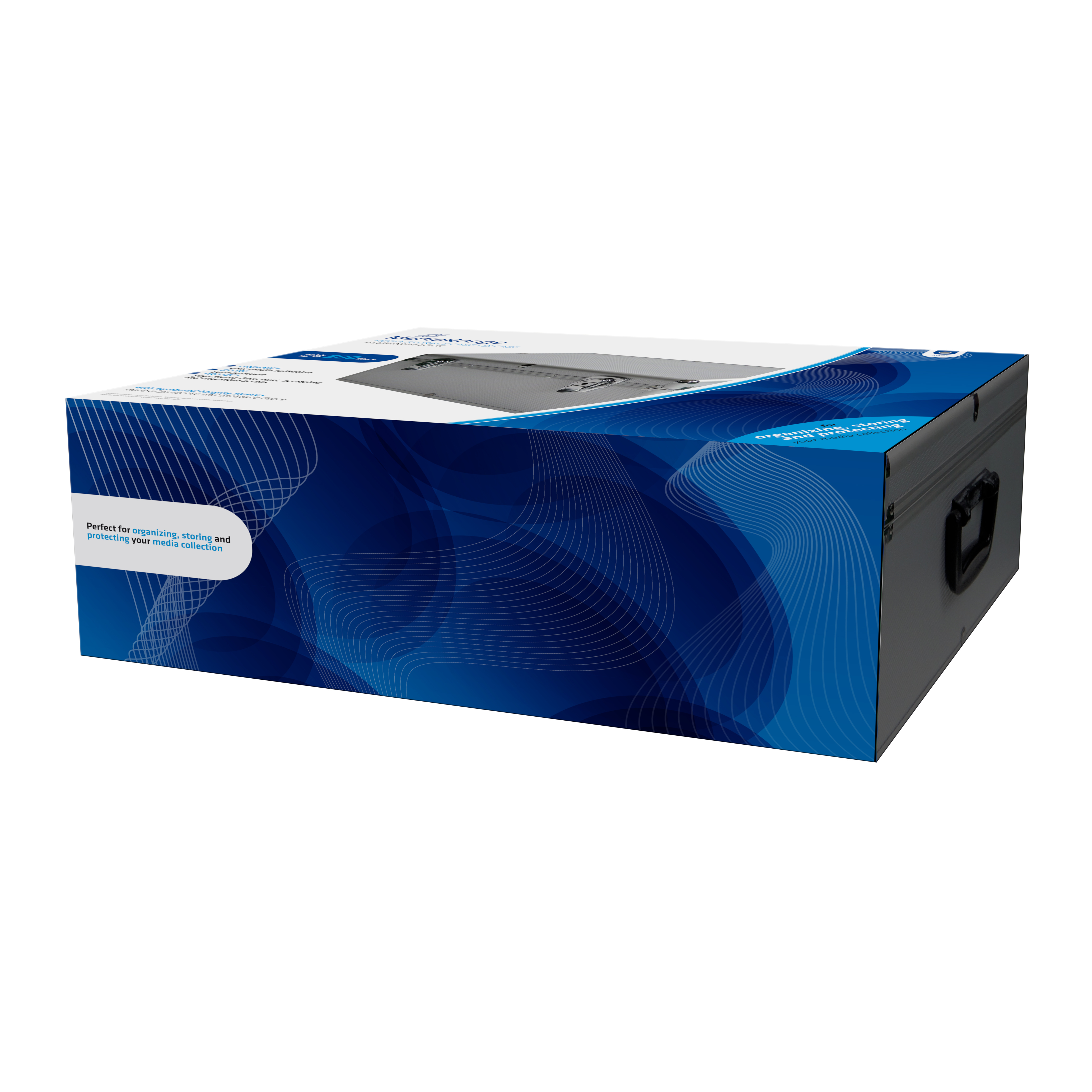 MediaRange BOX77 fodral till optiska skivor Boxfodral 500 diskar Silver