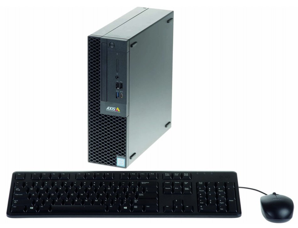 Axis S9002 Mk ll Mini PC Intel® Core™ i5 i5-8400 8 GB 128 GB SSD NVIDIA® Quadro® P600 Windows 10 Enterprise Mini-PC Svart