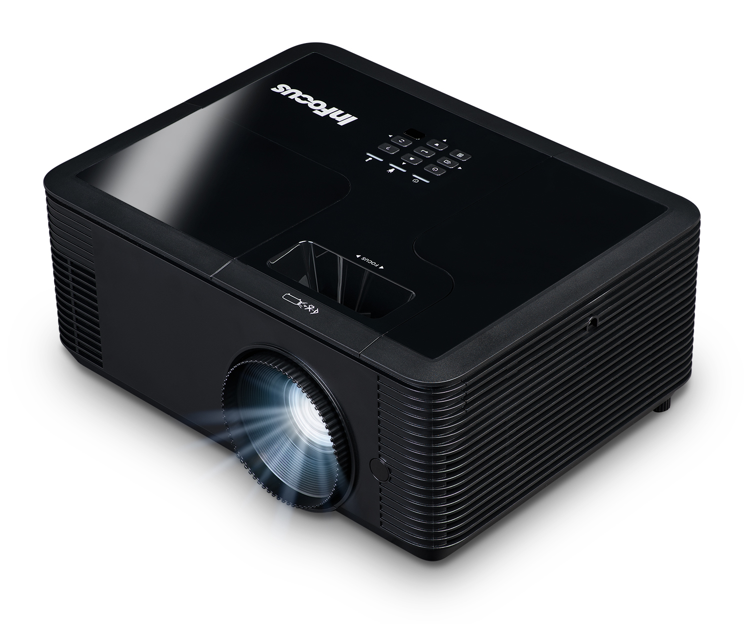 InFocus IN2138HD datorprojektorer Standard throw-projektor 4500 ANSI-lumen DLP 1080p (1920x1080) 3D kompatibilitet Svart