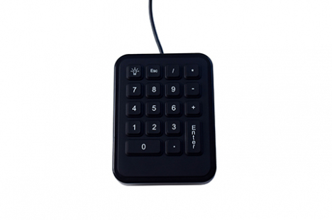 Gamber-Johnson iKey Mobile numeriskt tangentbord Universal Svart