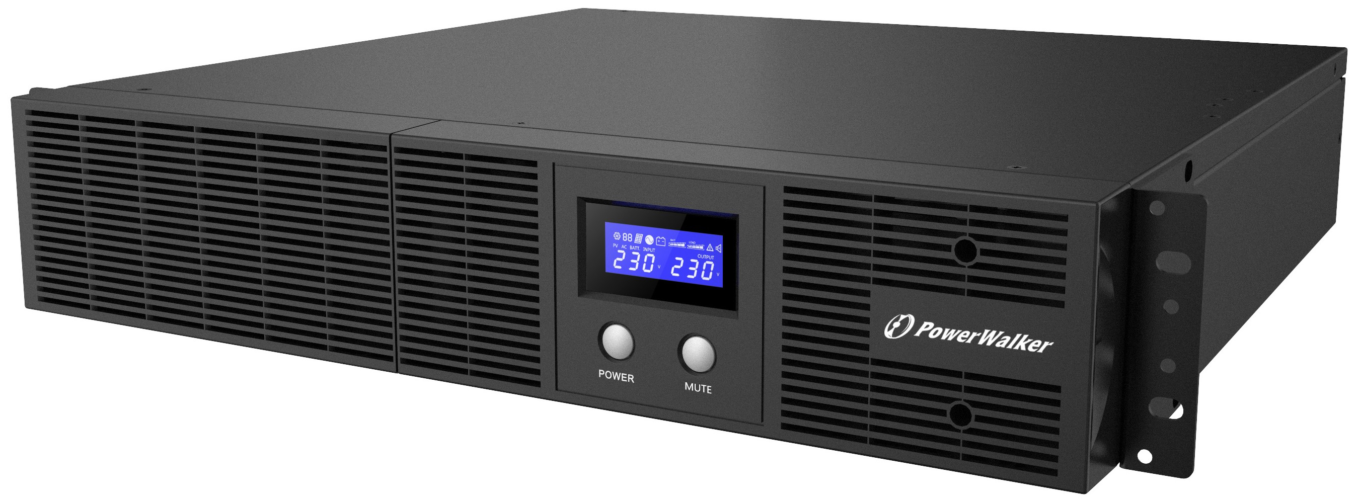 PowerWalker VI 1200 RLE Linjeinteraktiv 1,2 kVA 720 W 4 AC-utgångar