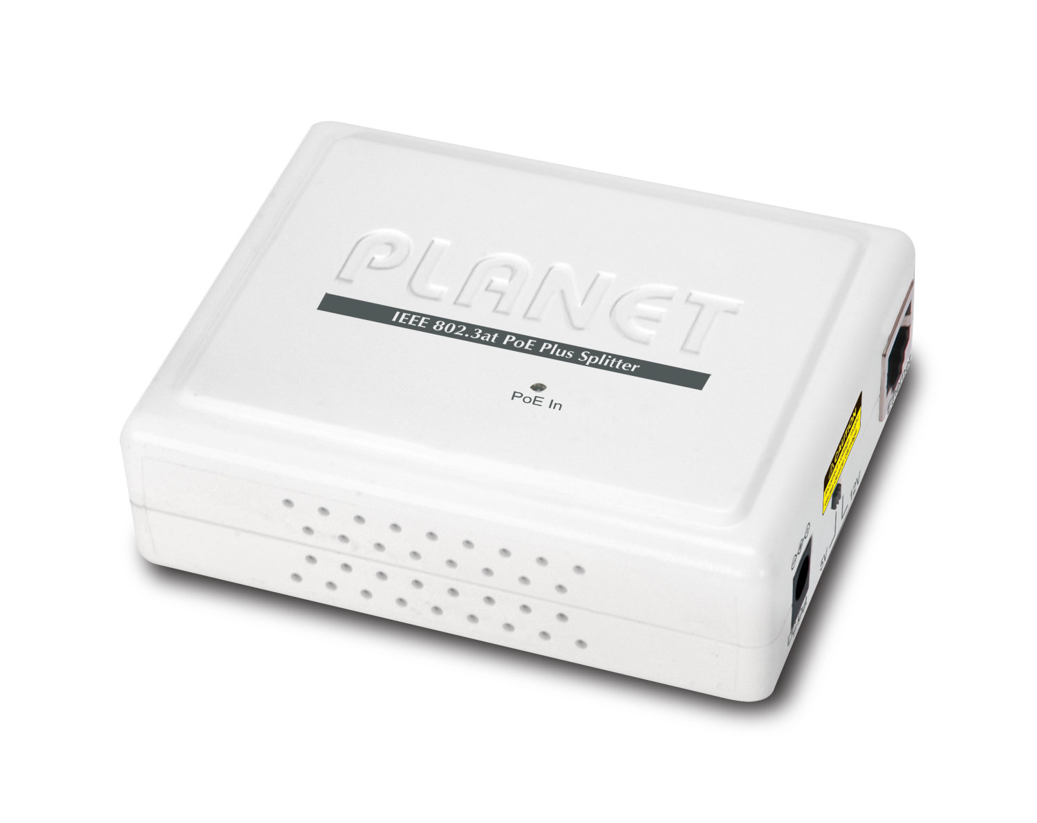 PLANET POE-161S nätverksdelare Vit Strömförsörjning via Ethernet (PoE) stöd