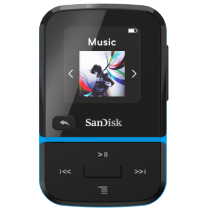 SanDisk Clip Sport Go MP3-spelare 16 GB Svart, Blå