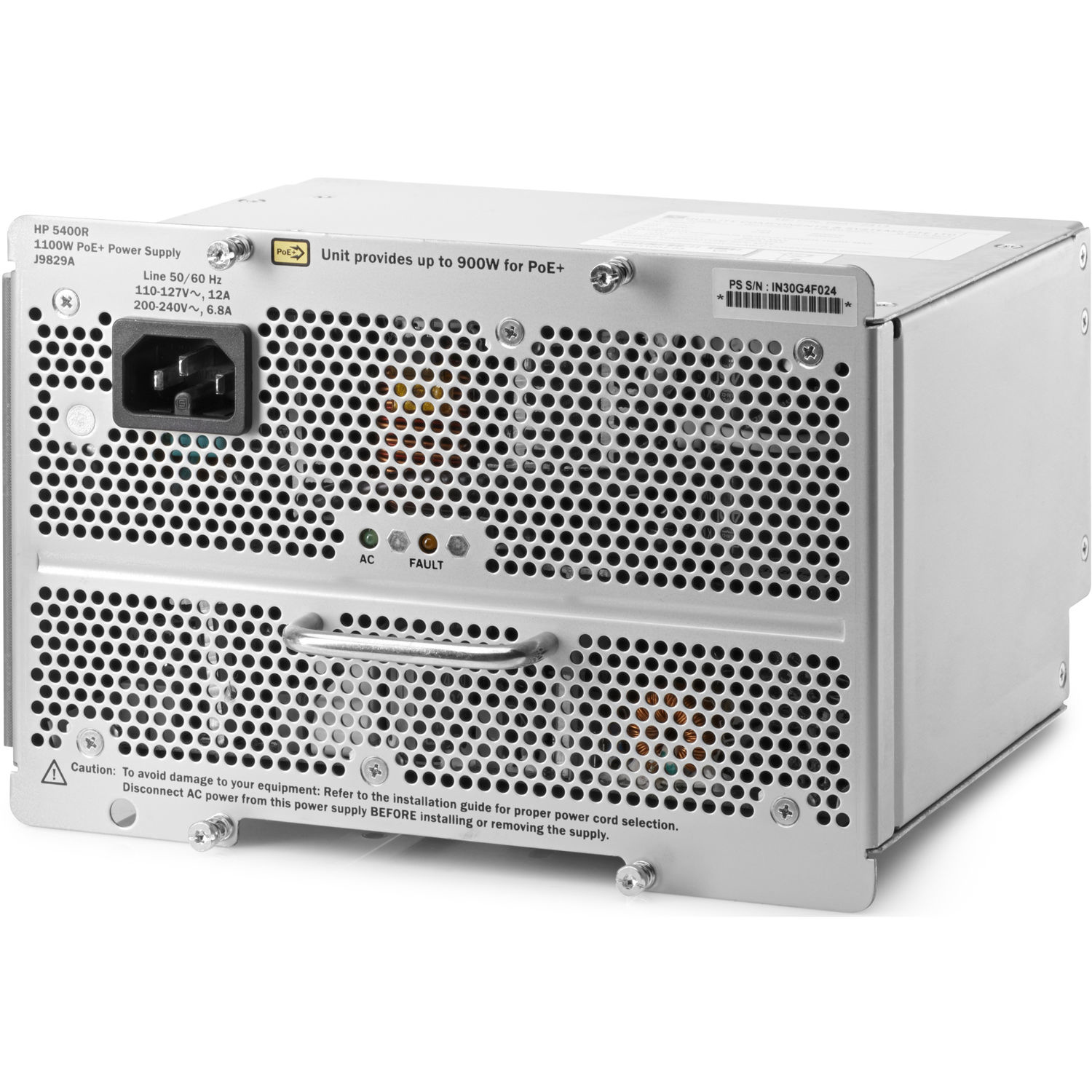 HPE J9829A nätverksswitchkomponenter Strömförsörjning